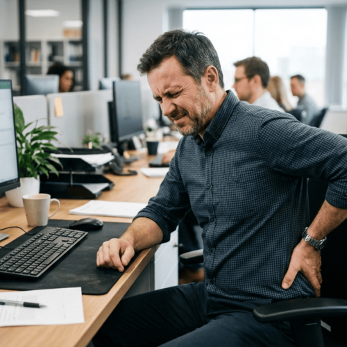Dolor lumbar en el trabajo: causas, prevención y cuándo acudir al fisioterapeuta