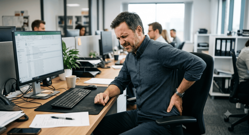 Dolor lumbar en el trabajo: causas, prevención y cuándo acudir al fisioterapeuta